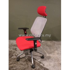 CLEARANCE #316 : PREMIUM QUALITY HIGHBACK MESH CHAIR (LIMITED TO 1UNIT ONLY) - RECONDITIONED UNIT